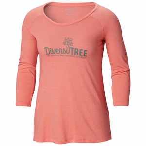 Columbia Weekend Explorer™ 3/4 Tee Dam Rosa (RSCKJ9781)